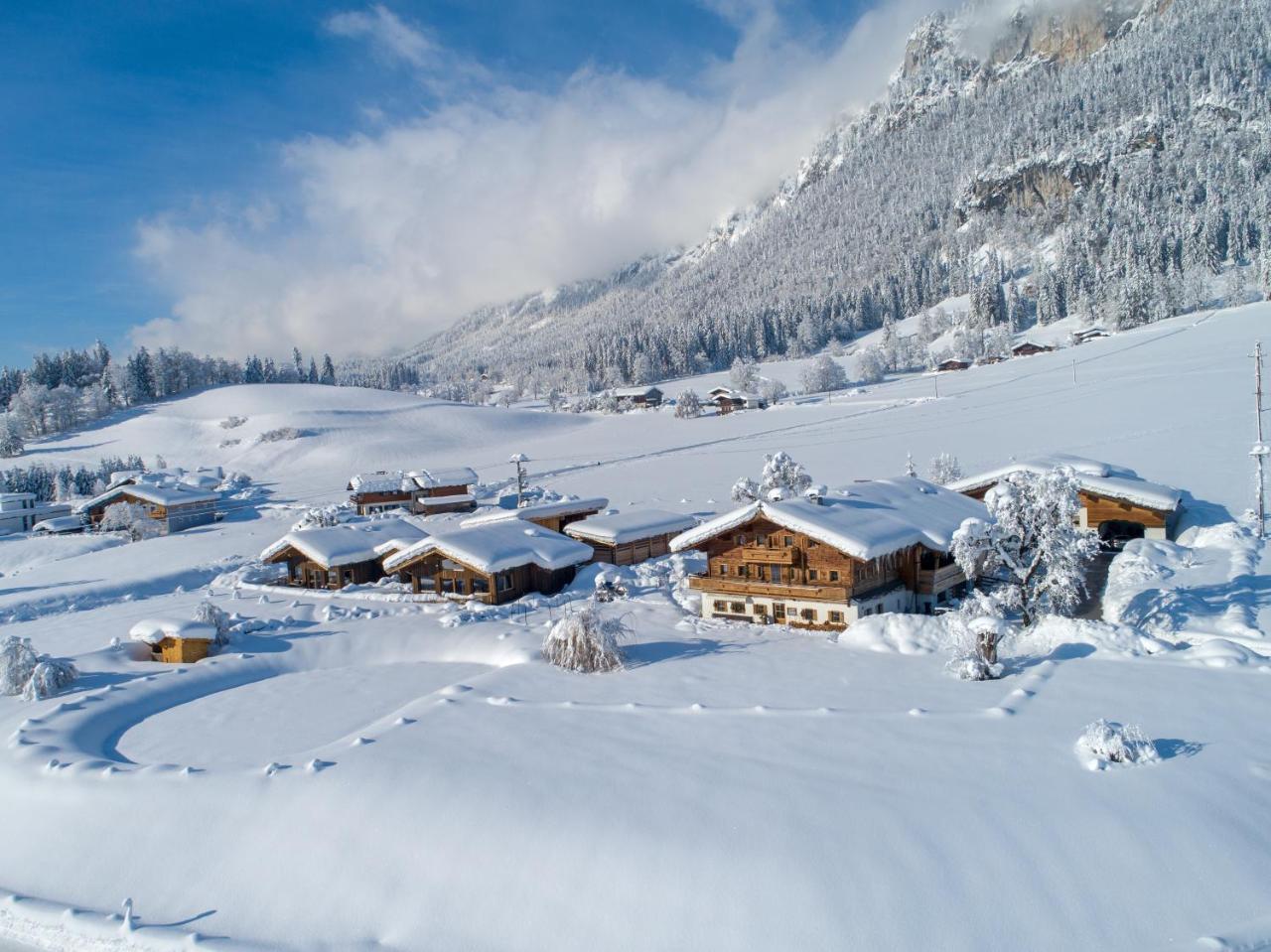 Narzenhof Wellness Chalets, Familien & Luxus Apartments Am Bauernhof Sankt Johann in Tirol Exteriér fotografie