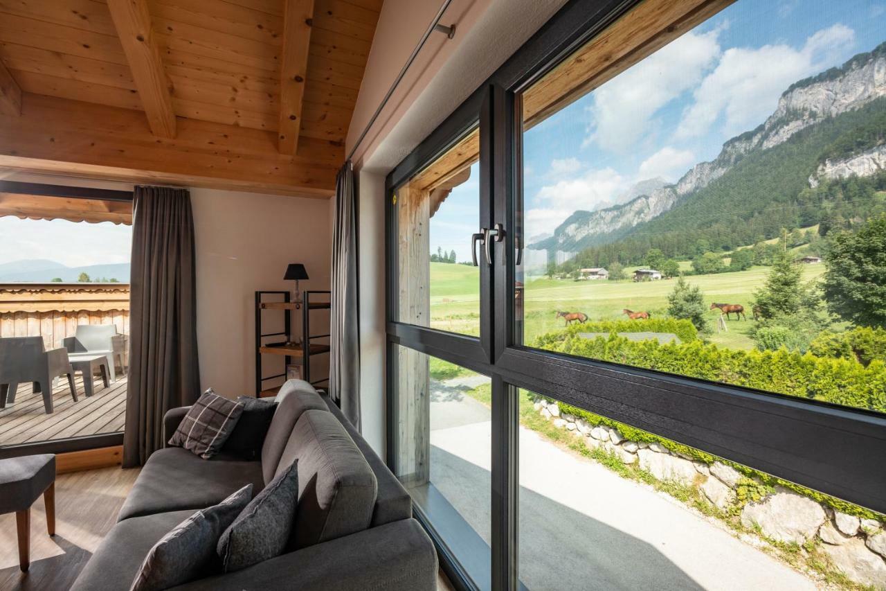 Narzenhof Wellness Chalets, Familien & Luxus Apartments Am Bauernhof Sankt Johann in Tirol Exteriér fotografie