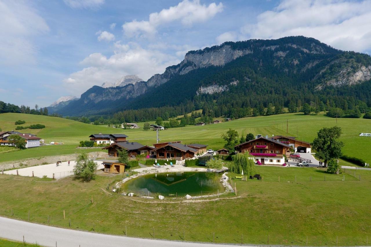 Narzenhof Wellness Chalets, Familien & Luxus Apartments Am Bauernhof Sankt Johann in Tirol Exteriér fotografie